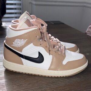 Nike Air Jordan Women's Sneakers - Black and Cream